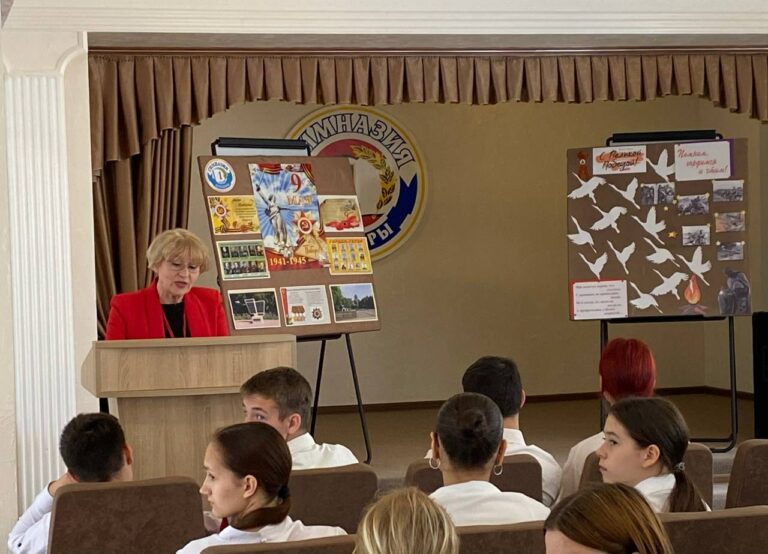 Подробнее о статье Общереспубликанский единый открытый урок истории по теме «Судьба молодого поколения через историю Великой Отечественной войны»